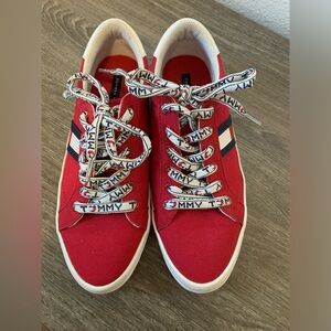 Tommy Hilfiger Fantim Red Women’s Sneakers Size 8.5